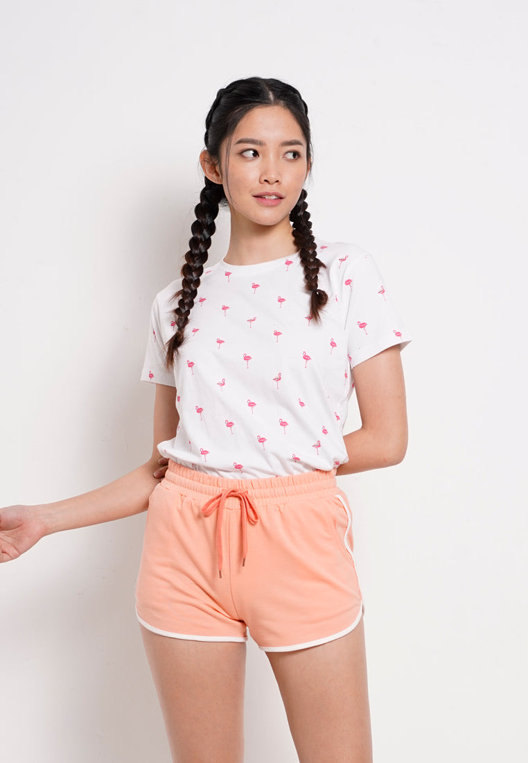 Women Short Jogger - Light Orange - YCS1F2706