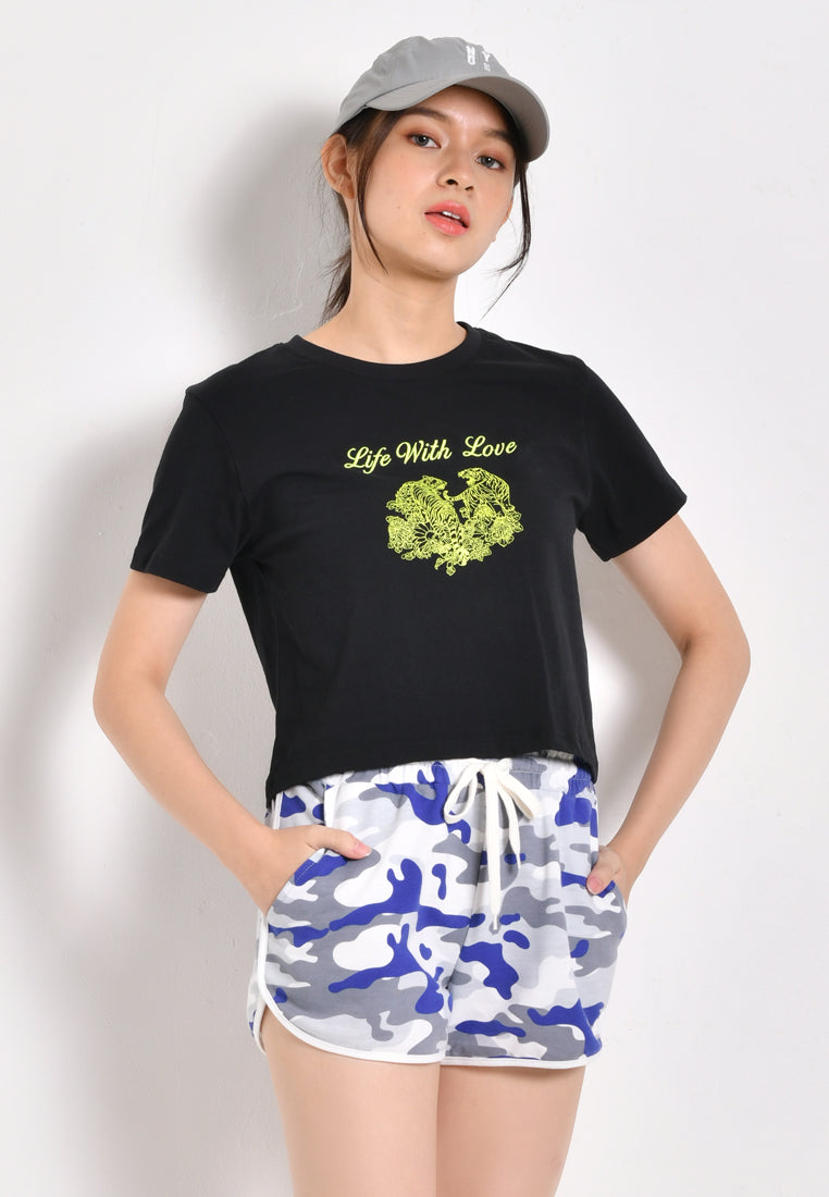 Women Short Jogger - Blue - YCH1F3090