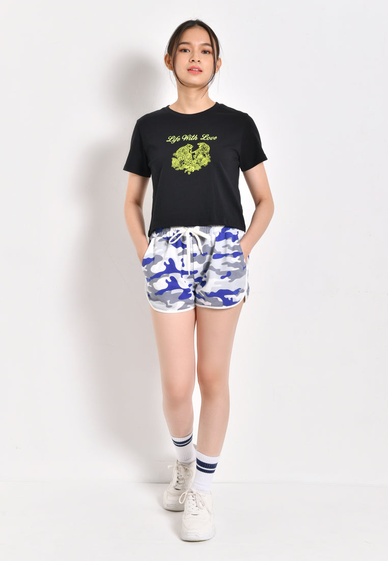 Women Short Jogger - Blue - YCH1F3090