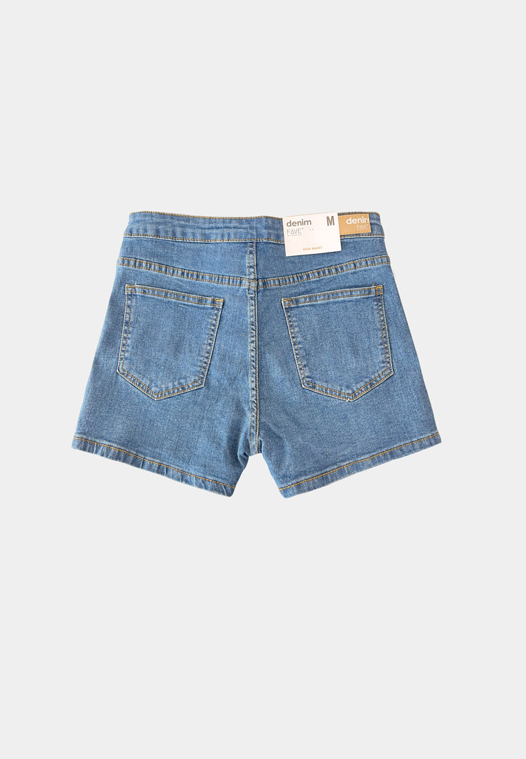 Women Short Jeans - Blue - KQF2F3983