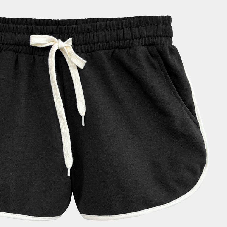 Women Short Jogger  - Black - YCH2F4373