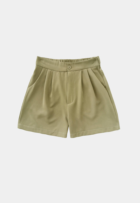 Women Short Pants - Khaki - CFM2F4283