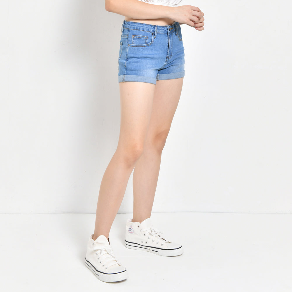 Women Short Jeans - Blue - KQH2F4375