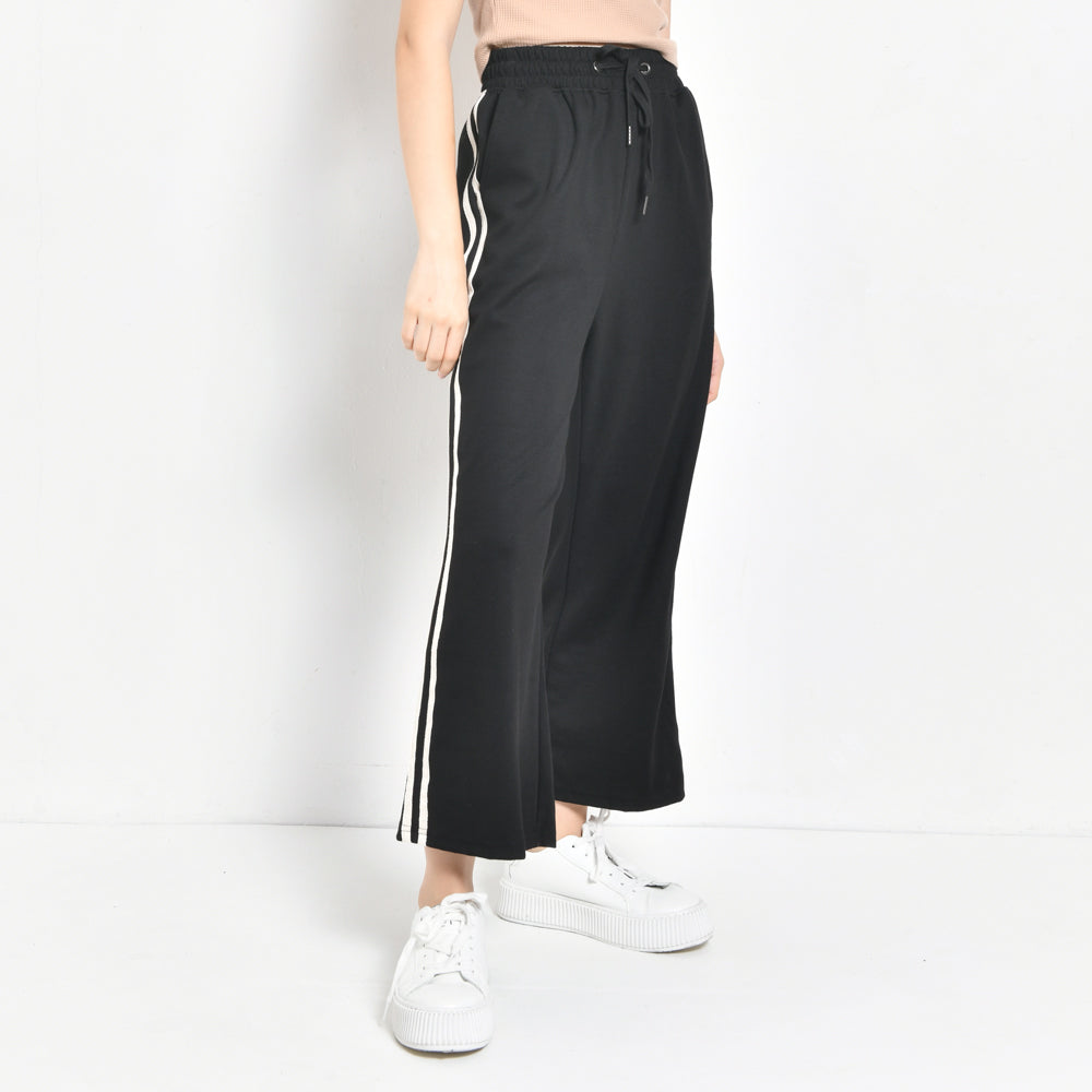 Women Wide-Leg Pants - Black - ZXH2F4480