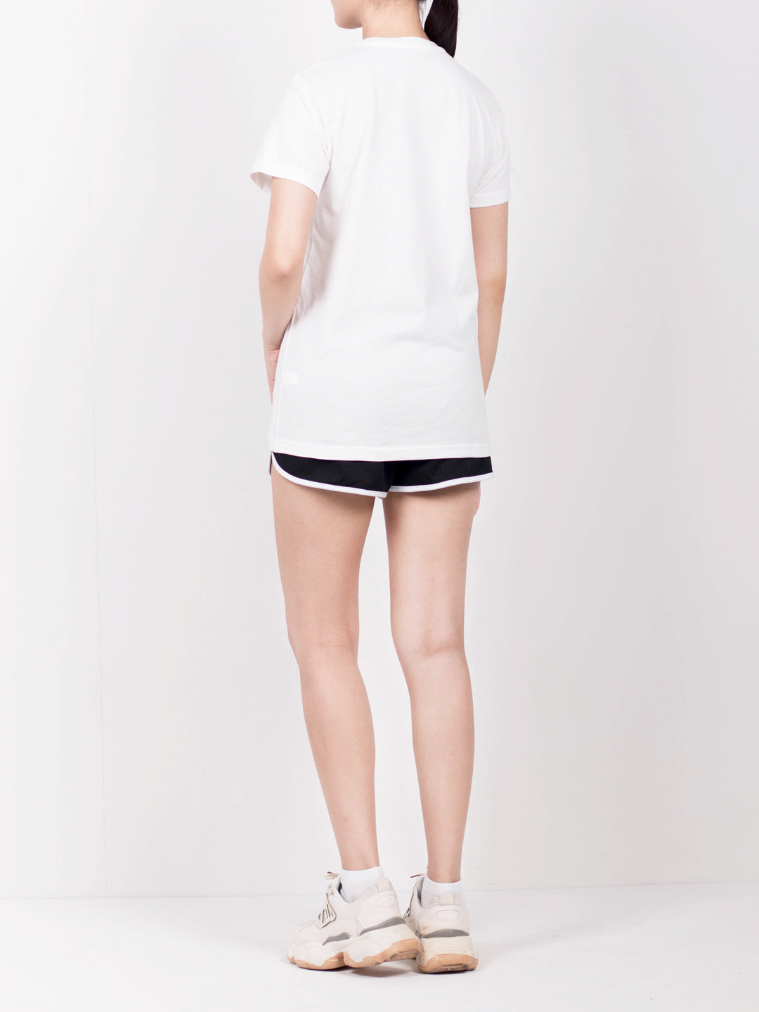 Women Short Sleeve T-Shirt - White - RFH20F2179