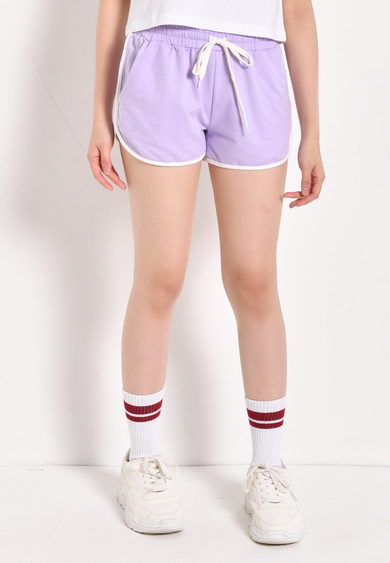 Women Short Jogger  - Purple - YCH1F3089