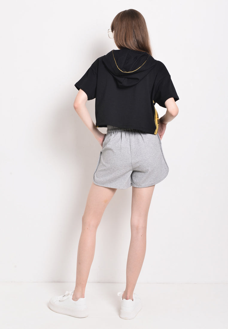 Women Short Pants - Grey - CFF2F4309