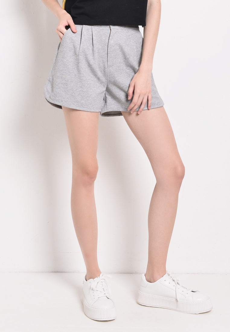Women Short Pants - Grey - CFF2F4309